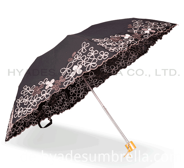 Stickerei Design 3 Taschenschirm Sonnenschirm Embroidery Design 3 Folding Umbrella Parasol